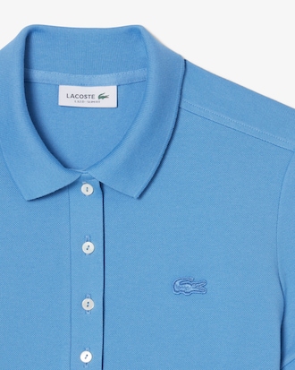 Women's L.12.D Slim Fit Stretch Mini Piqu&eacute; Polo