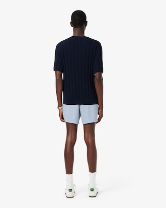 Straight Fit Stretch Bermuda Shorts
