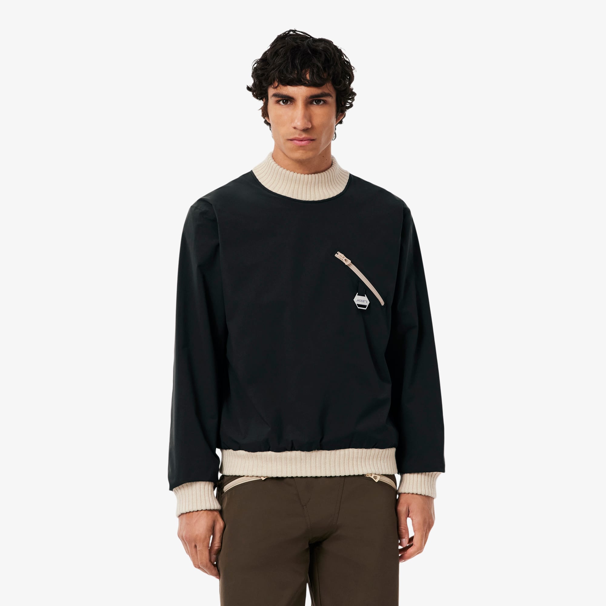 Lacoste Men's Archive Edition High-Neck Sweater