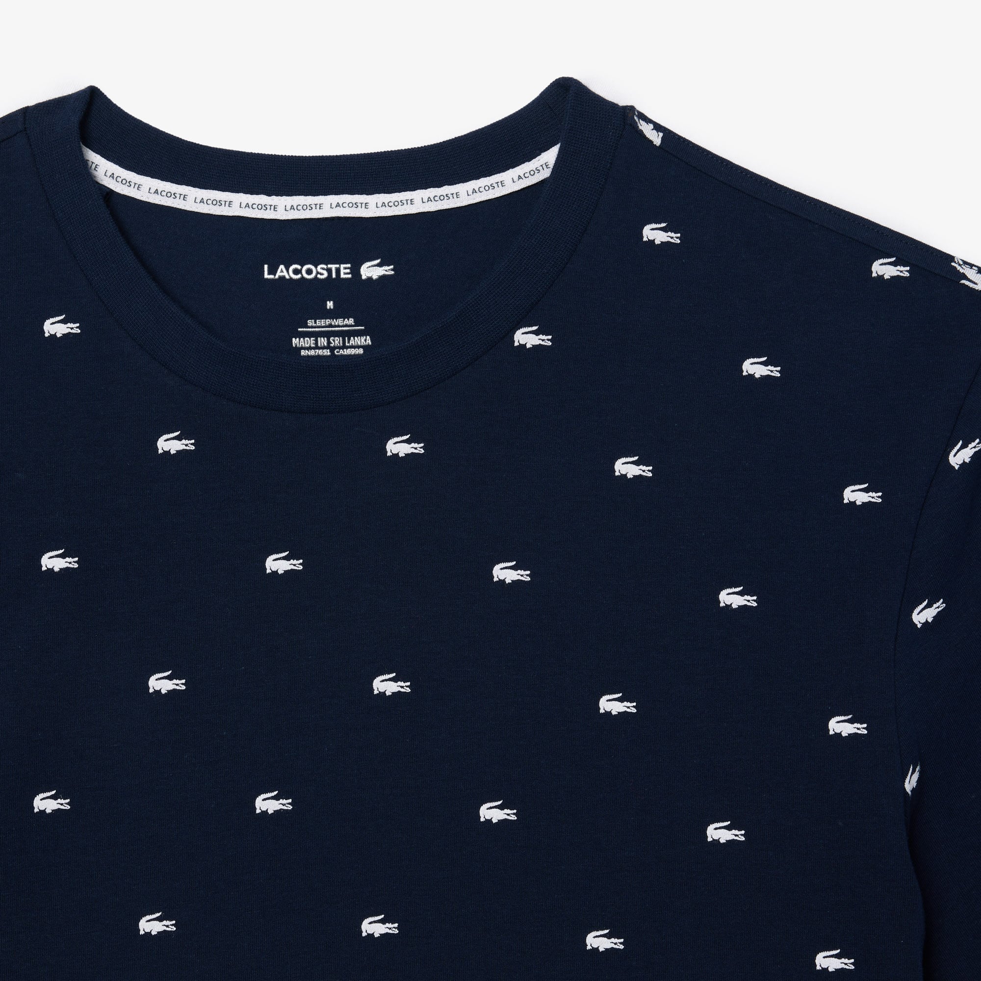 Men's Crocodile Print Pajama Top