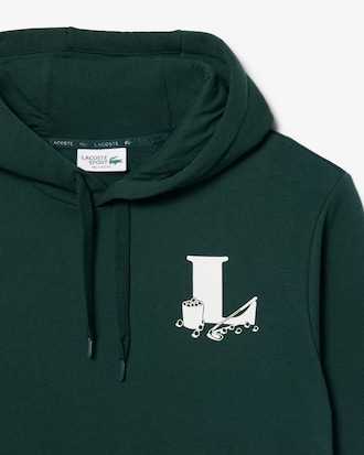 Sudadera con Gorro de Golf con Gr&aacute;fico Estampado