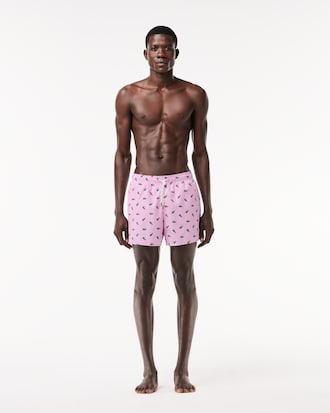 Men's Crocodile Print Swim Trunks