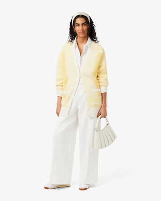 Tennis Court Long Cardigan