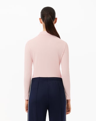 Women's Slim Fit L.12.D Stretch Mini Piqué Polo