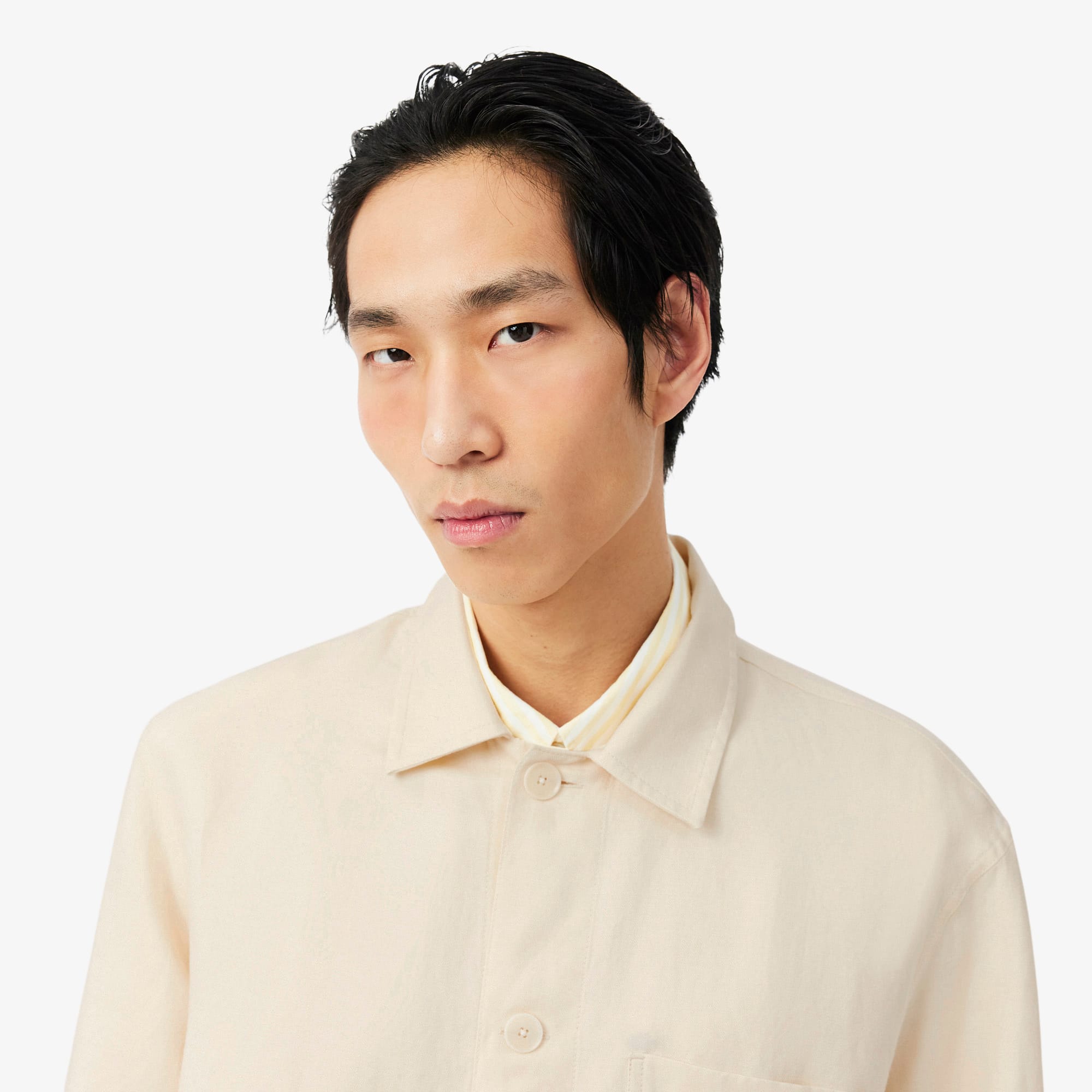 Linen Blend Overshirt