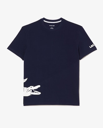 T-shirt d'int&eacute;rieur avec imprim&eacute; contrast&eacute; en jersey de coton