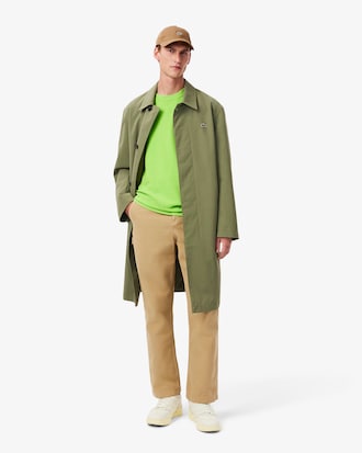 Men's Water-Repellent Windproof Trench Coat