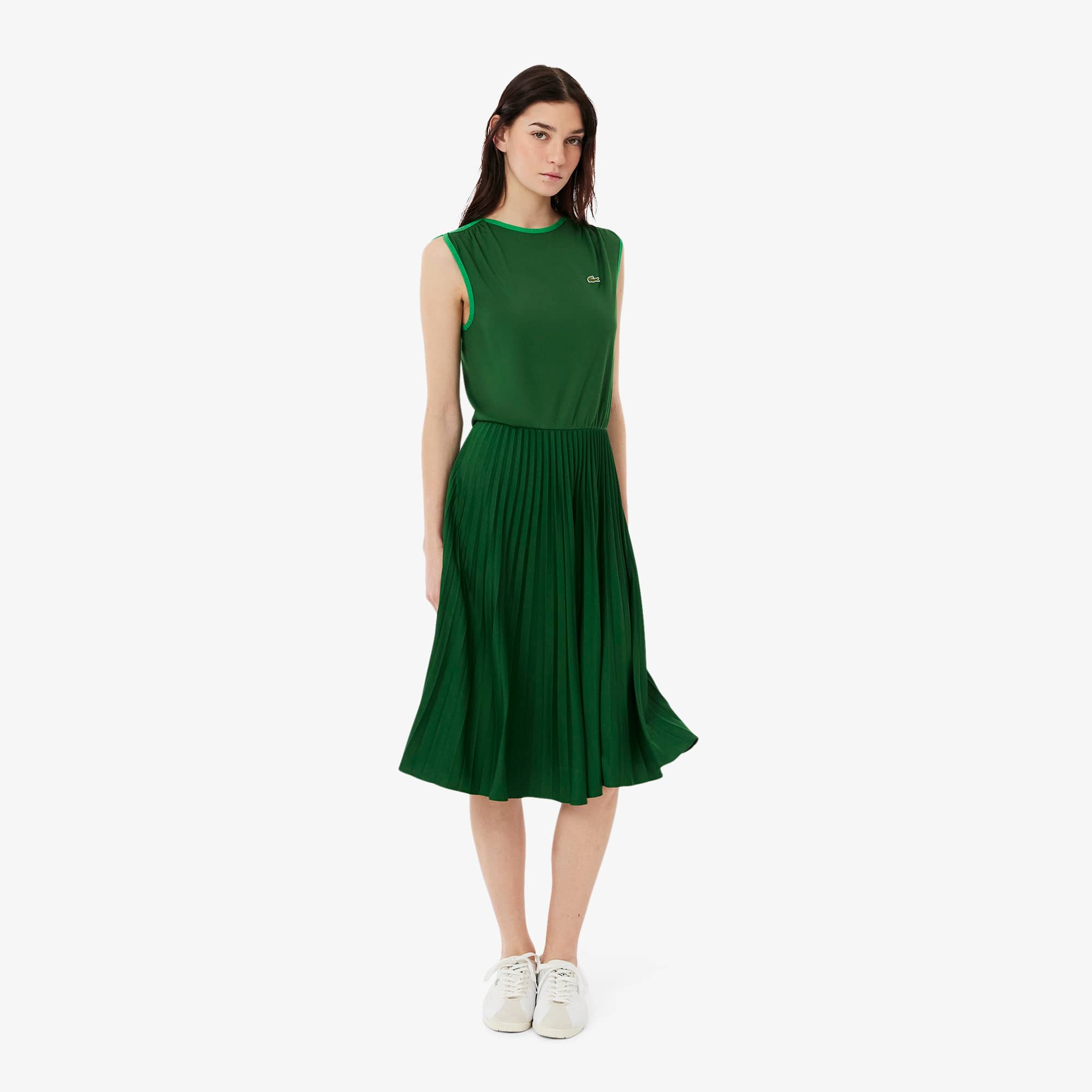 lacoste dress green Lacoste x Roland-Garros Performance women Dress - Green