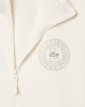 Men's Classic Fit Zip-Up Piqué Sweatshirt