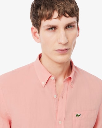 Men's Regular Fit Linen Shirt