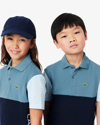 Kids' Colorblock Petit Piqué Polo