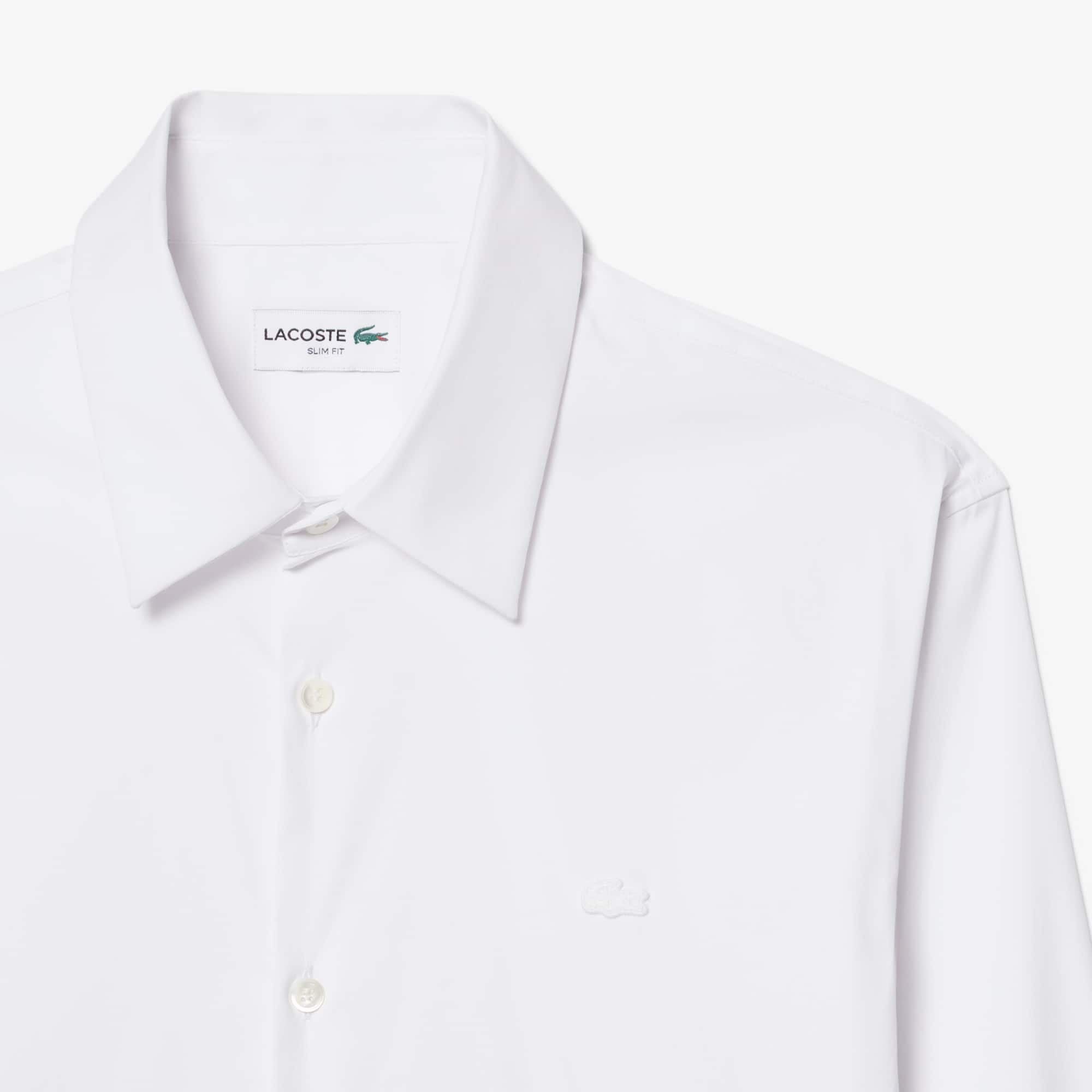 Slim Fit Stretch Poplin Shirt