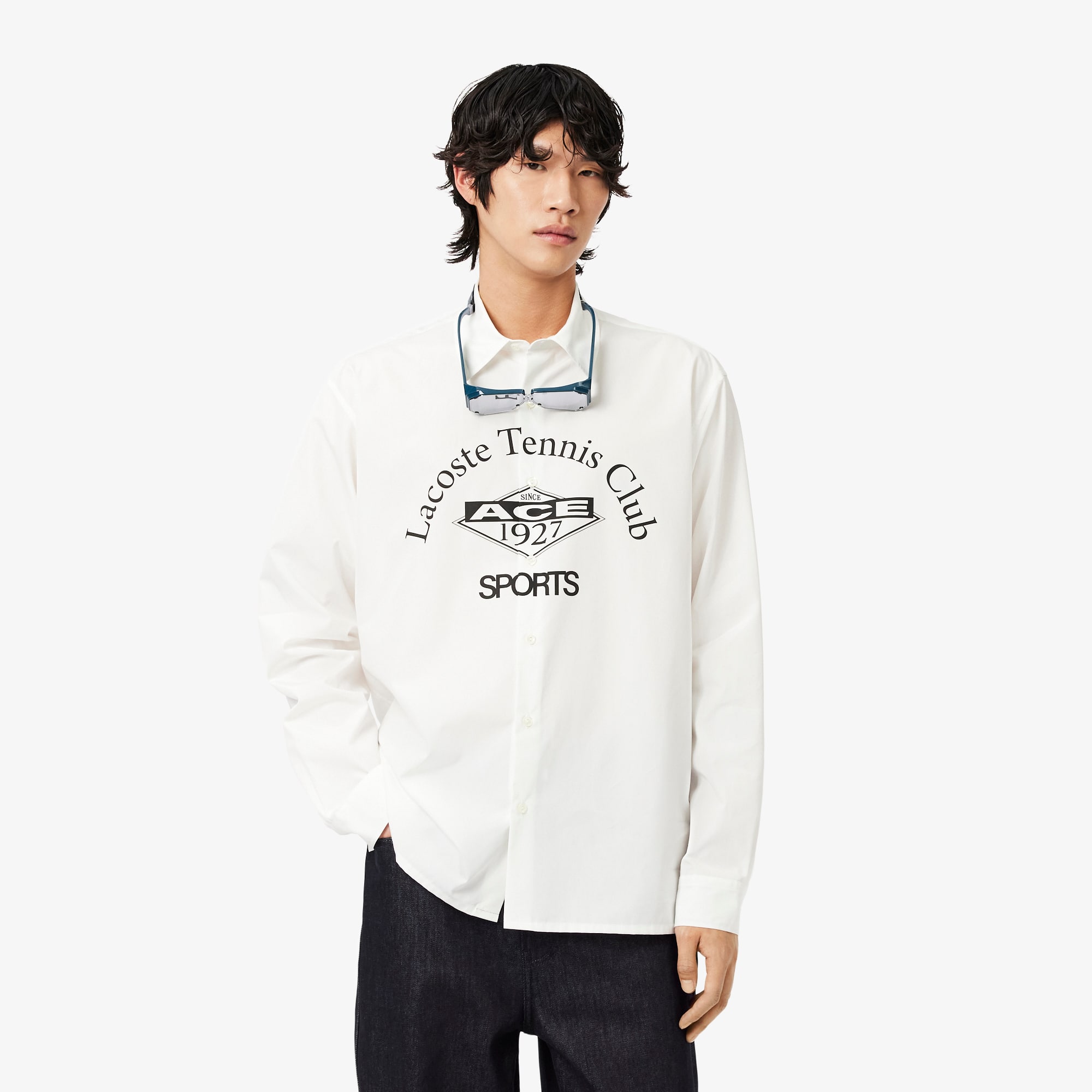 Runway Relaxed Fit Printed Poplin Shirt