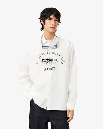 Runway Relaxed Fit Printed Poplin Shirt