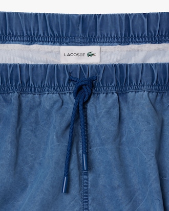 Men's Washed Effect Swim Trunks
