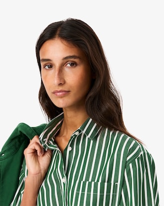Camisa Para mujer oversize de popelina de algodón