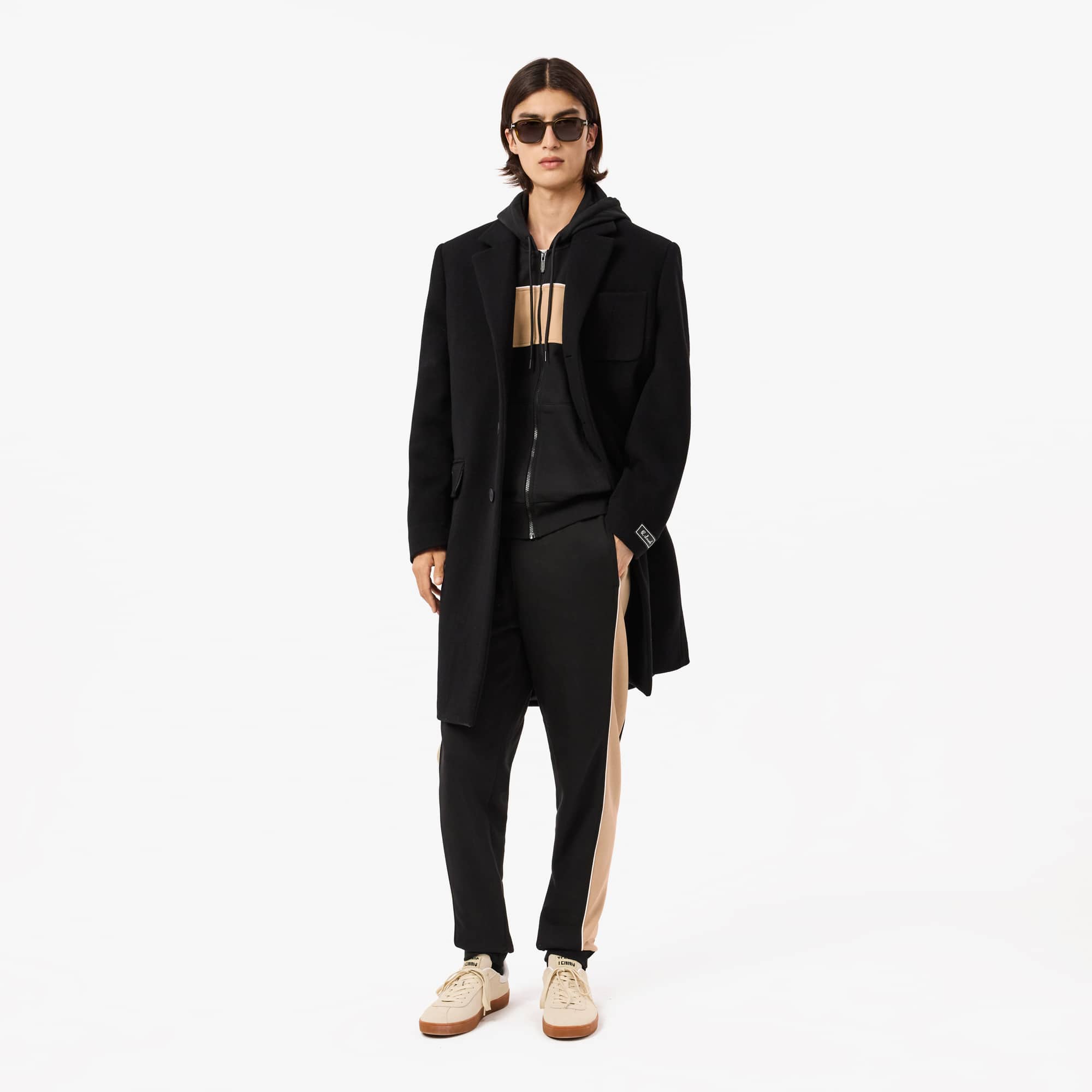 Men's Zip-Up Colorblock Hoodie - Sweaters & Sweatshirts