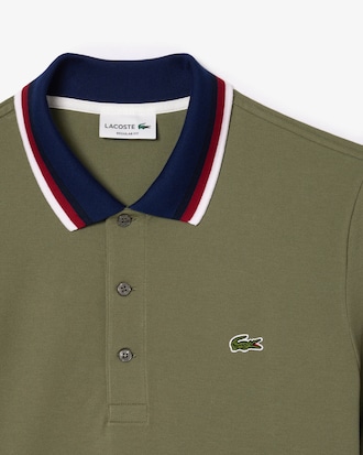 Men's Regular Fit Stretch Mini Piqué Polo