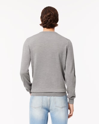 Men's Merino Wool Crew Neck Sweater