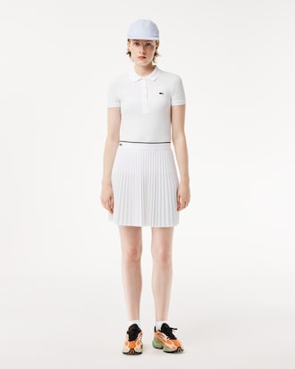Women's Elastic Waist Pleated Skirt