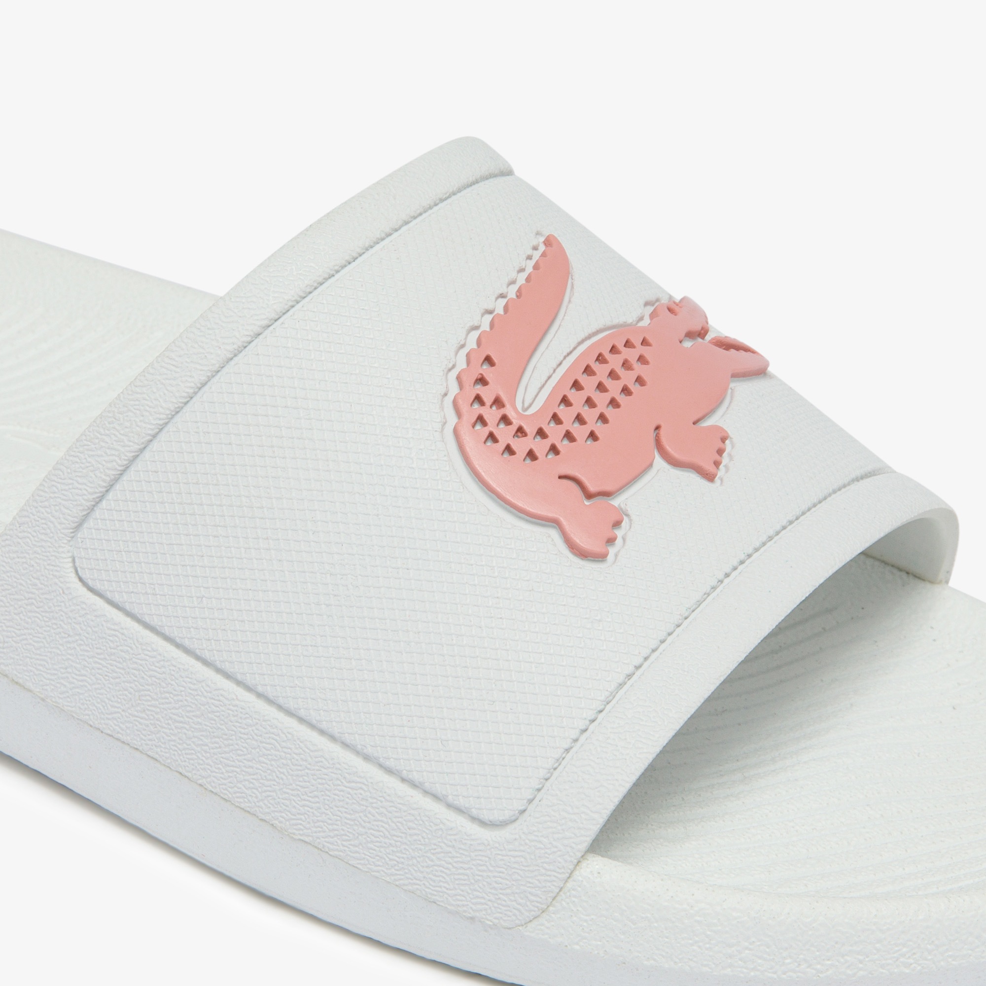 Women's Croco Rubber Slides LACOSTE