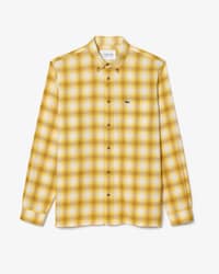 Men's Regular Fit Wool and Cotton Flannel Shirt