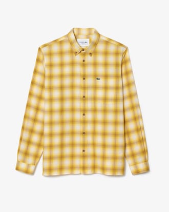 Men's Regular Fit Wool and Cotton Flannel Shirt