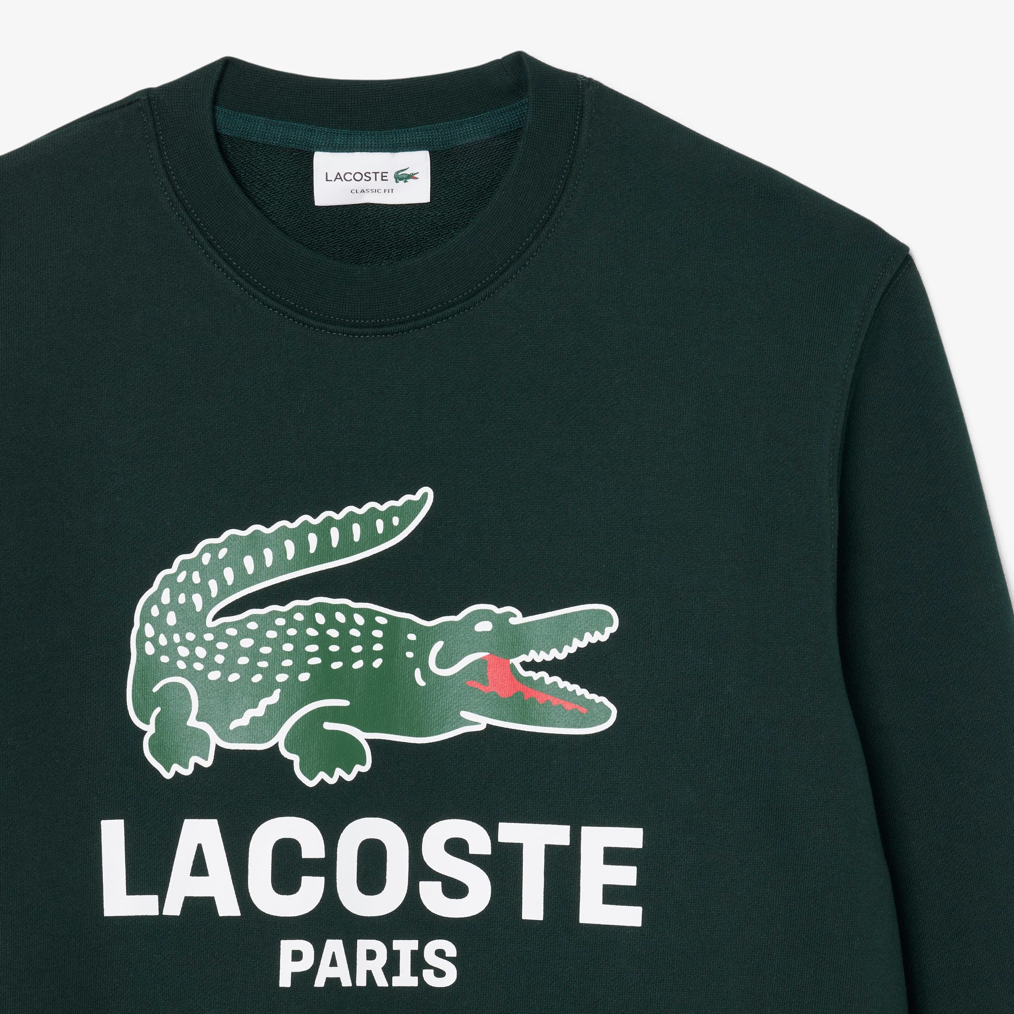 Men's Classic Fit Printed Crew Neck Sweatshirt - Sweaters