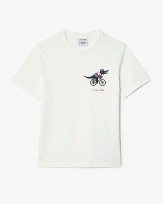 Women’s Lacoste x Netflix Organic Cotton Jersey T-Shirt