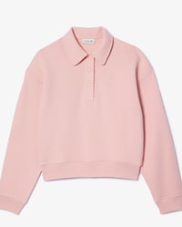 Women's Relaxed Fit Embroidered Polo Sweatshirt 