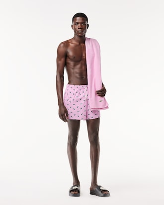 Men's Crocodile Print Swim Trunks