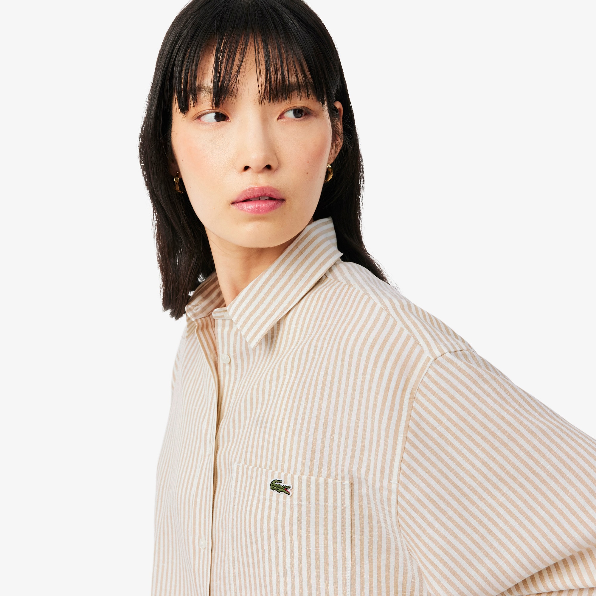 Oversized Linen Blend Shirt