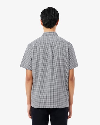Regular Fit Short Sleeved Plaid Shirt