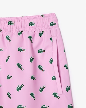 Men's Crocodile Print Swim Trunks
