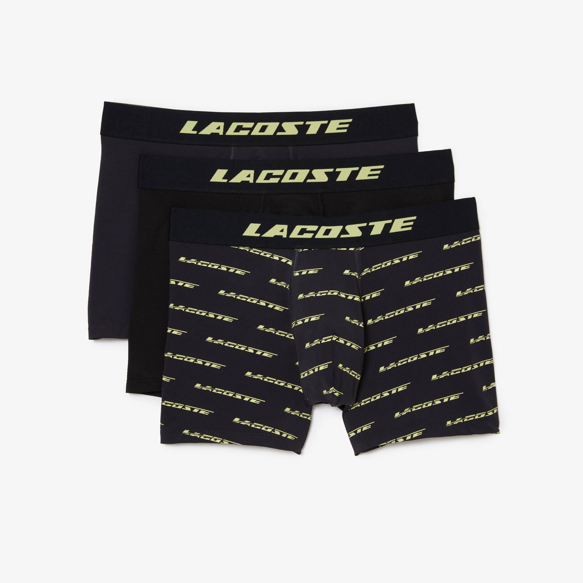 Men's 3-Pack Microfiber Trunks - Underwear - New In 2026 | Lacoste