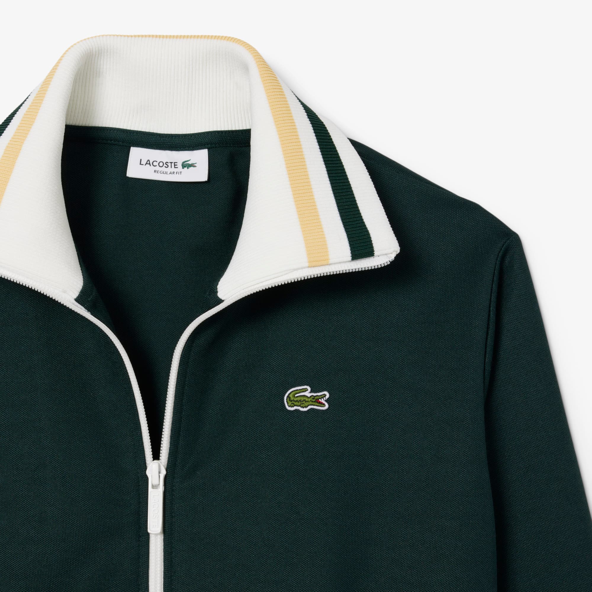 Women's Zip-Up Stripe Accent Sweatshirt - Sweaters & Sweatshirts
