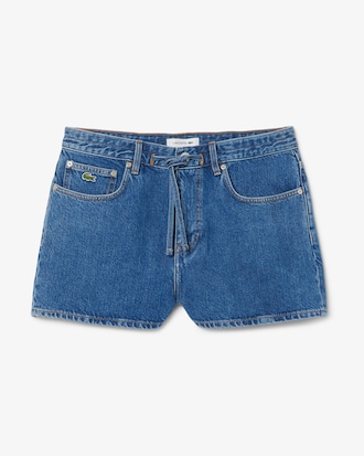 Cotton Denim Shorts