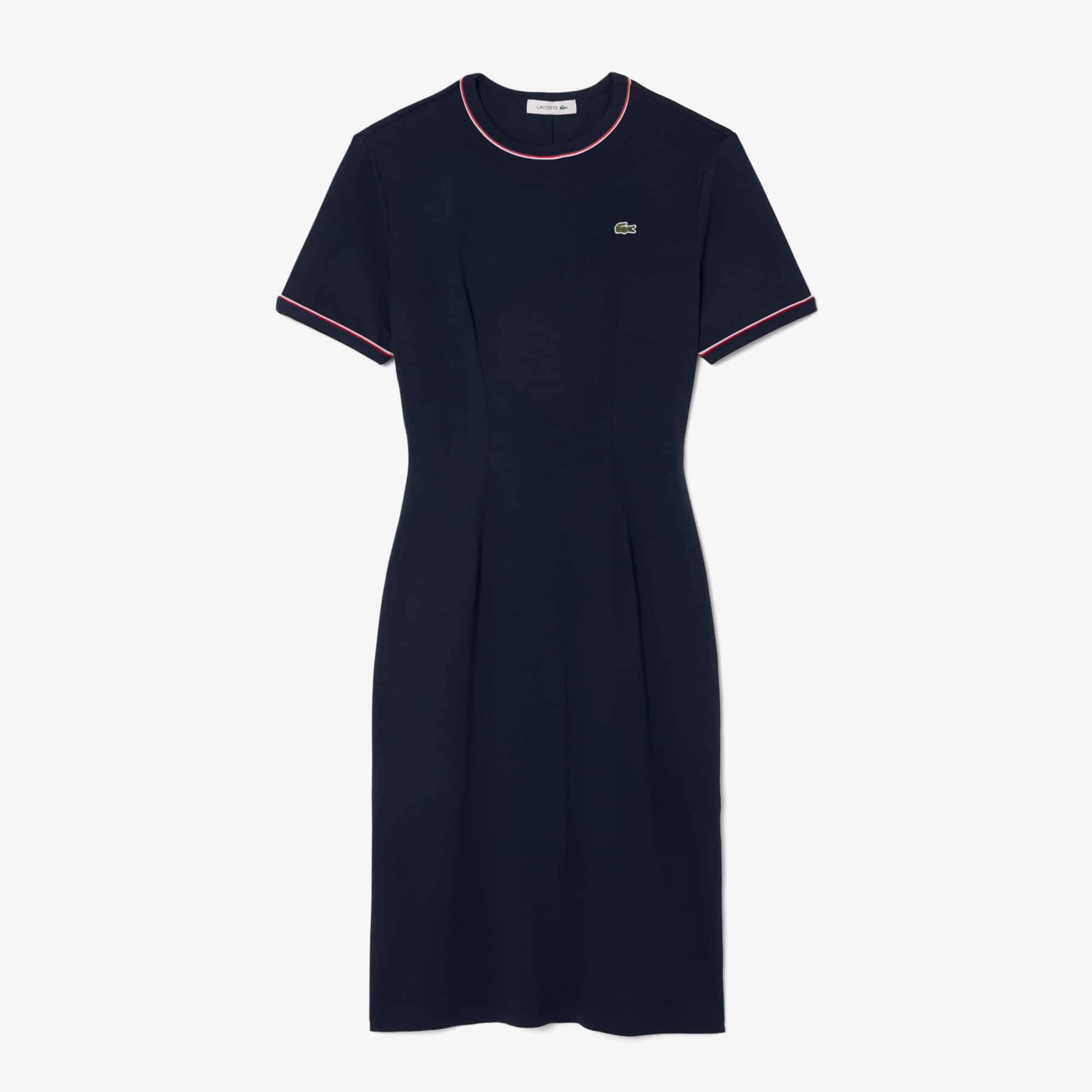 Women's Trim Accent Jersey T-Shirt Dress - Dresses - New In