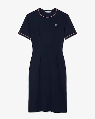 Women's Trim Accent Jersey T-Shirt Dress