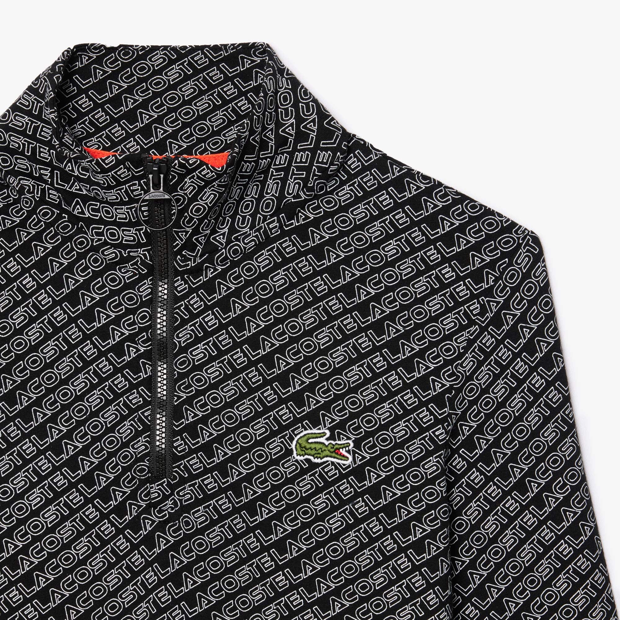 トップス LACOSTE Women's Long Sleeve Logo Print Zip Neck Polo - Polo Shirts