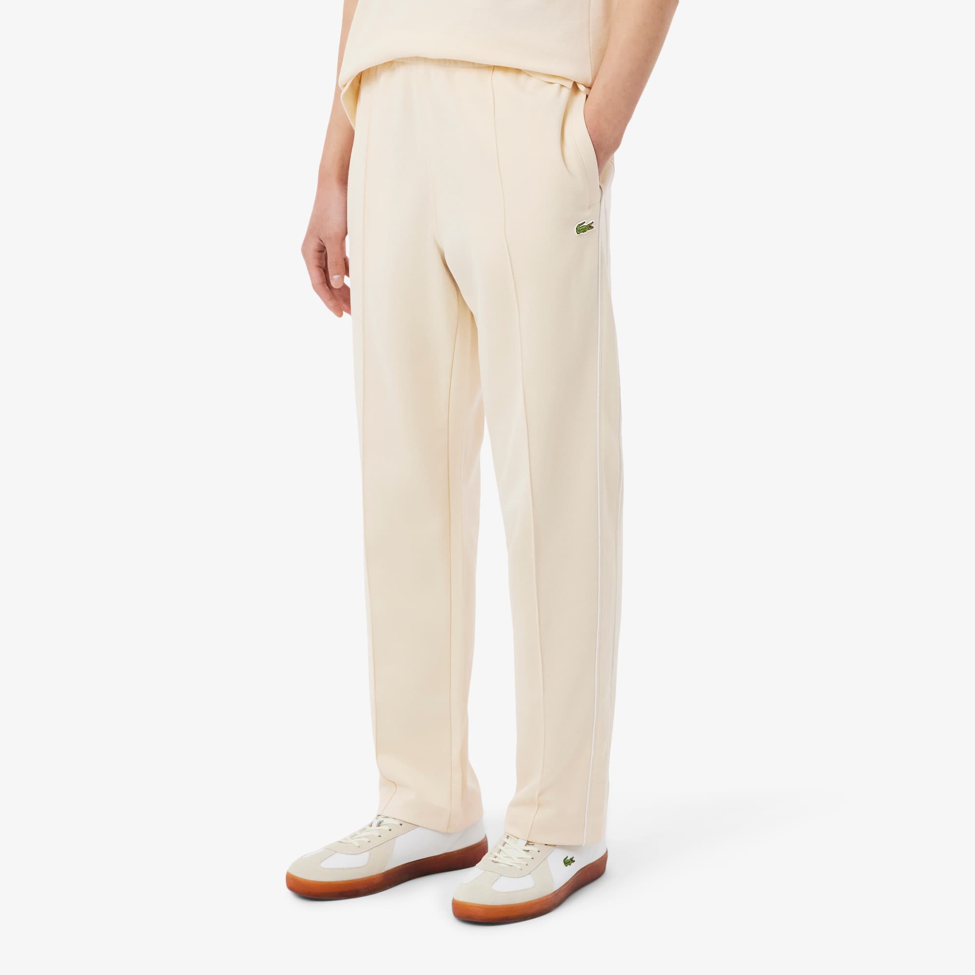 Trim Accent Piqué Sweatpants