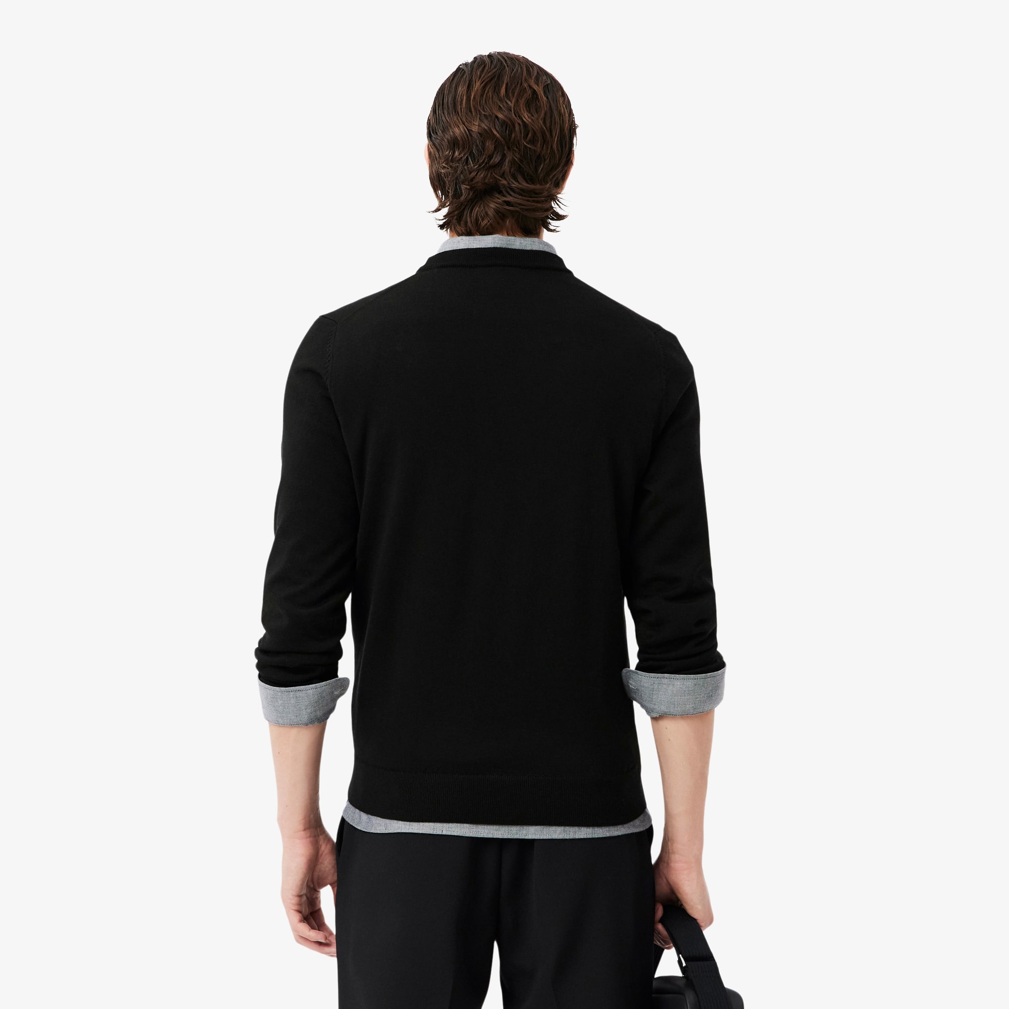 Men's Merino Wool Crew Neck Sweater - Sweaters & Sweatshirts
