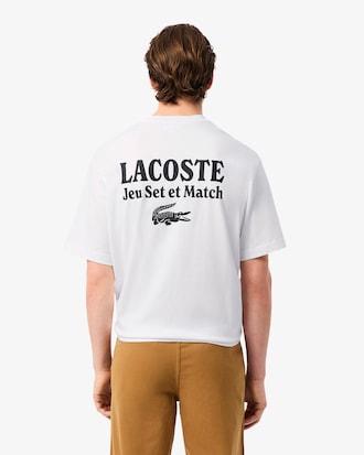 Men's Loose Fit Heavy Jersey Printed T-Shirt