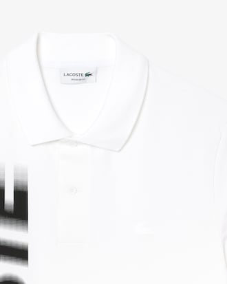 Men's Regular Fit Lacoste Movement Printed Polo