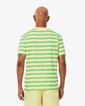 Playera de punto con estampado de rayas