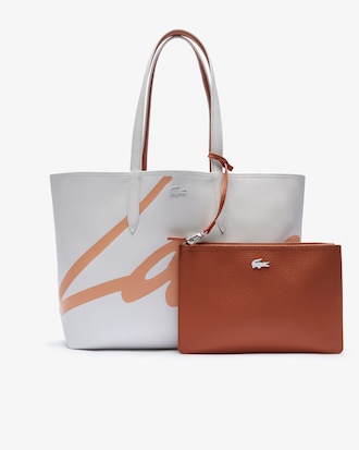 Anna Reversible Signature Canvas Tote