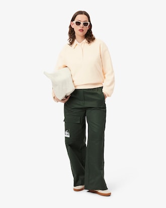 Women's Polo Collar Sweatshirt