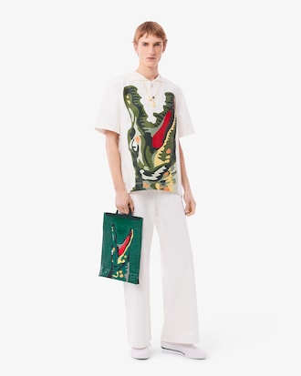 Unisex Runway Embossed Crocodile Tote