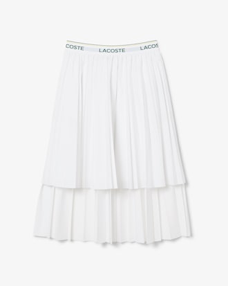 Women's Asymmetric Pleated Midi Skirt