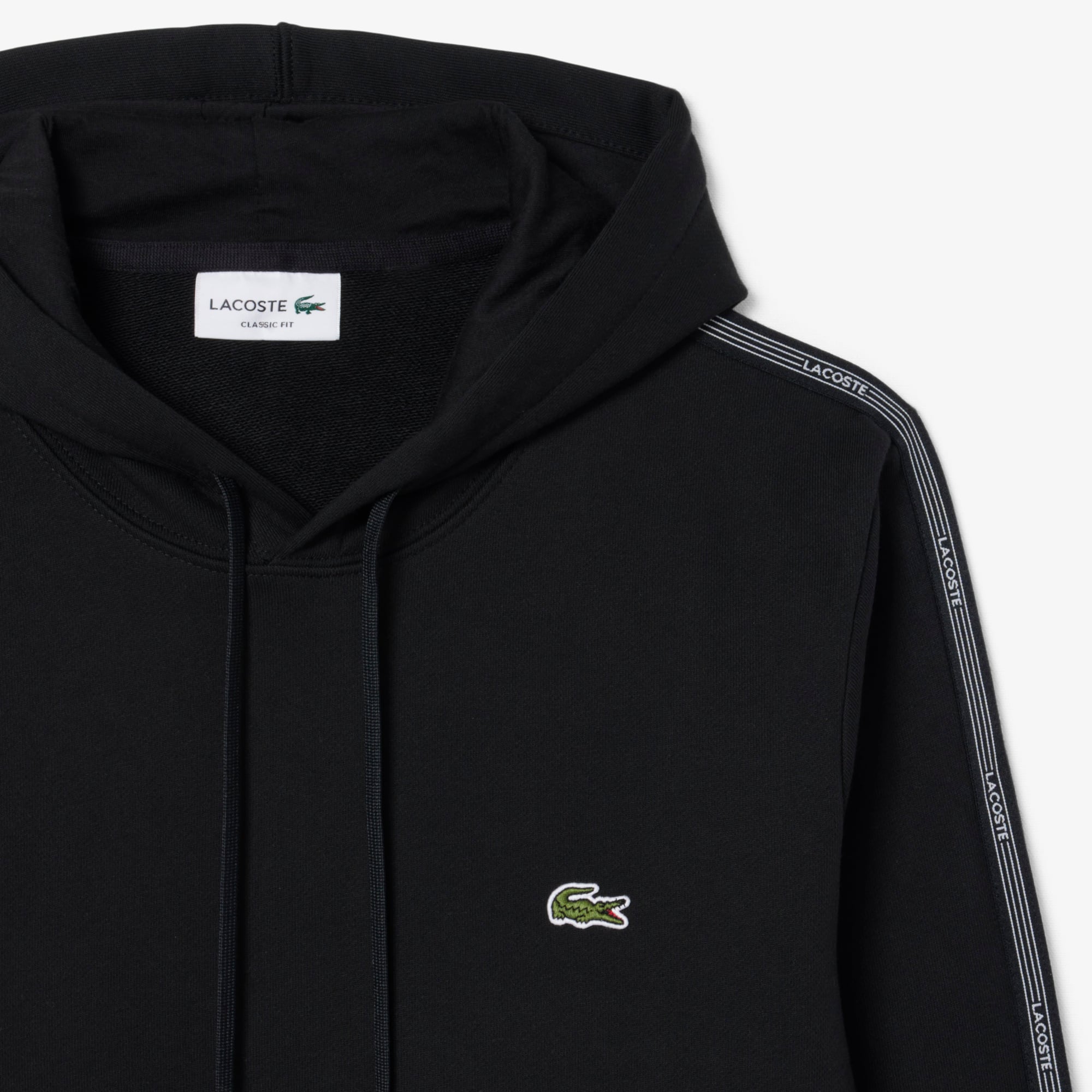 Logo Stripe Zipped Hoodie - Sweaters & Sweatshirts - New In 2026